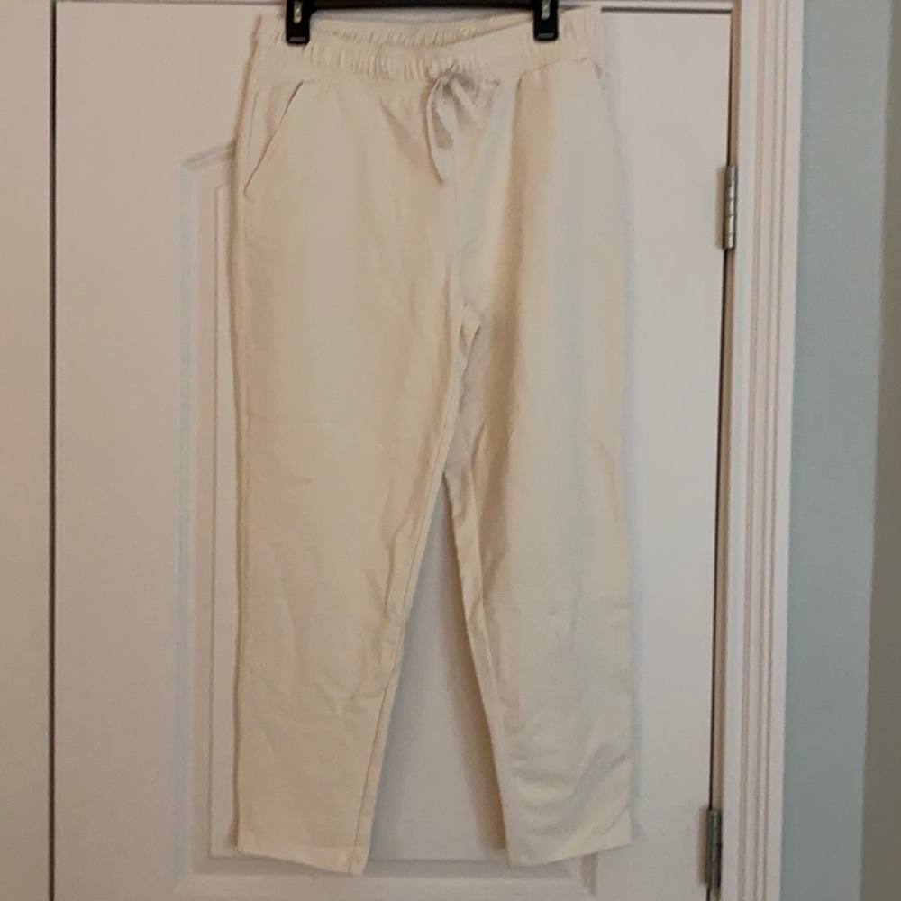 Cream joggers